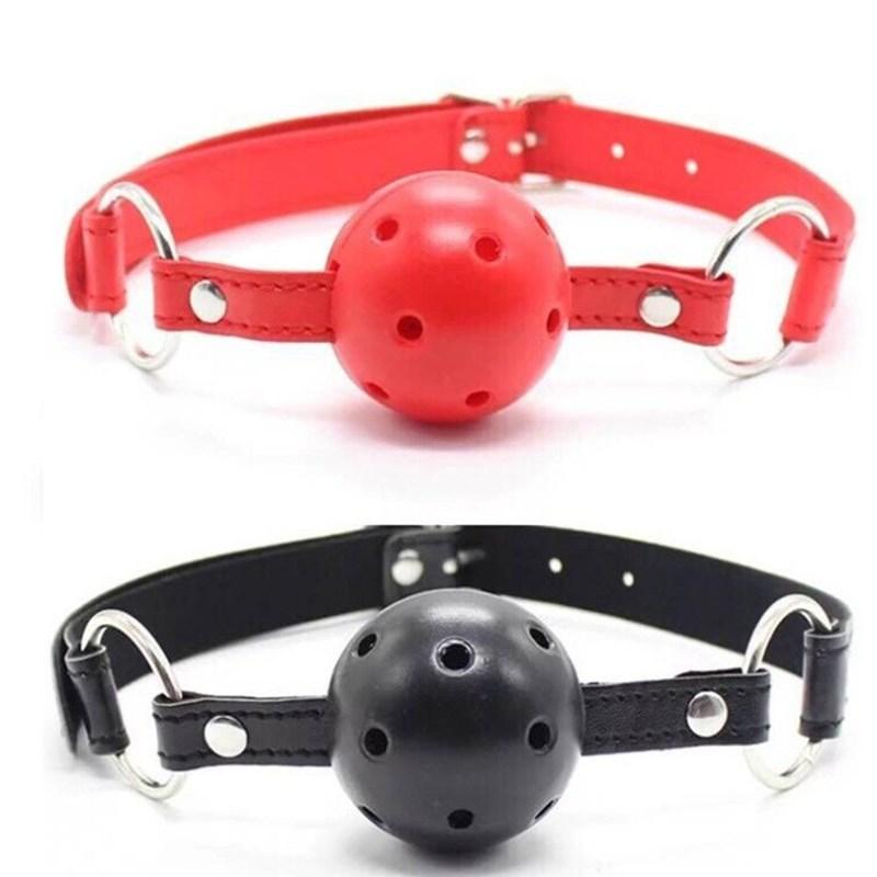 Oral Sex Toys Open Mouth Gag Ball Fetish Slave Bondage Restraints Belts with Mouth Gags Adult Sex Shop for Couples Game