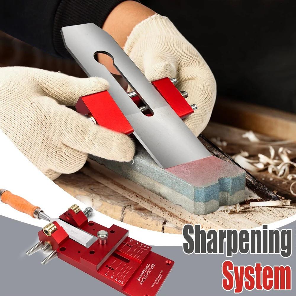 New Sharpening System Honing Guide Sharpening Holder Woodworking Chisel Angle Fixture Gauge Sharpening Holder Guide