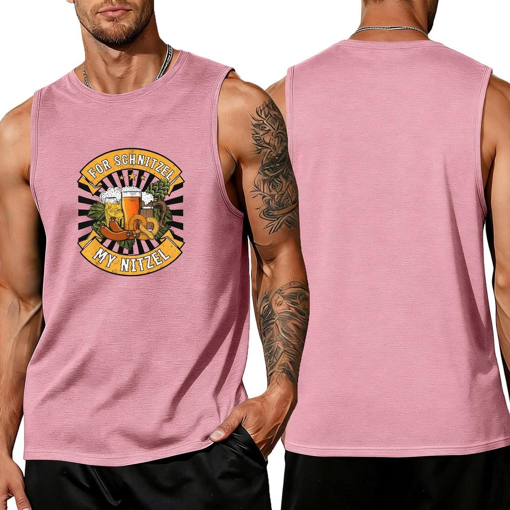 Men's Loose Fit Sleeveless Tank Top Casual Summer Daily Wear Breathable Lightweight Fabric Comfortable Fit Graphic Print