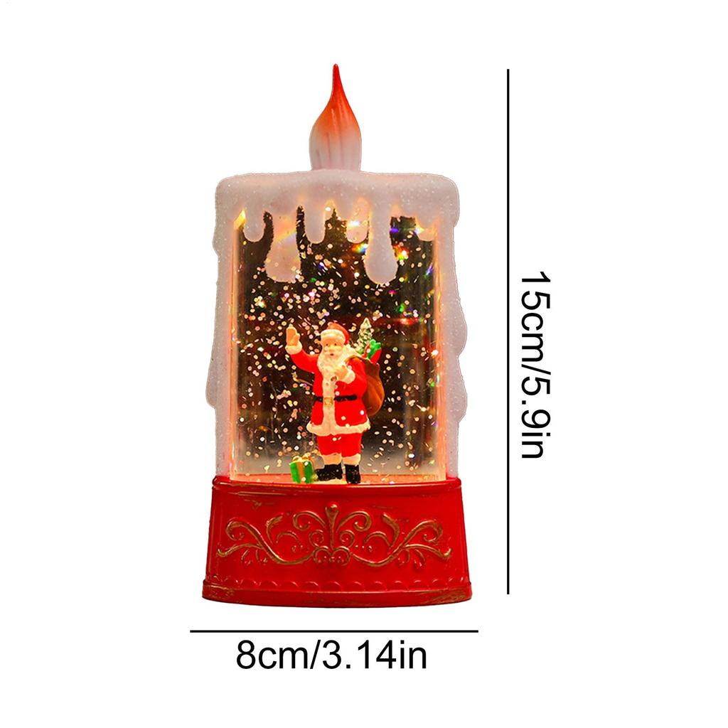 Christmas LED Candles Festive Table Decoration Holiday Decor Candle Lamp For Home Decorators Party Hosts Office Bedroom Living