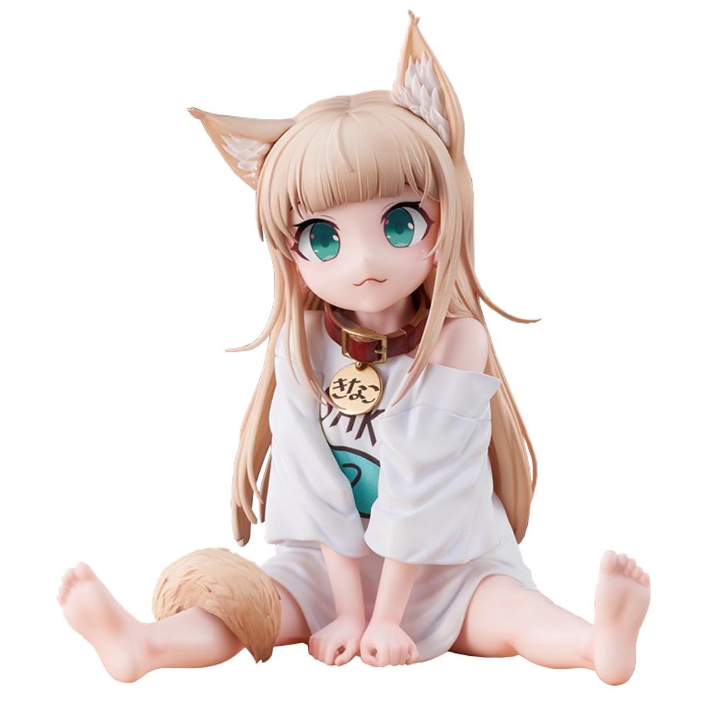 14cm My Cat is a Kawaii girl Kinako sitting posture Action Figure cute cat Girls Figure Model Doll Collection Toys Gifts