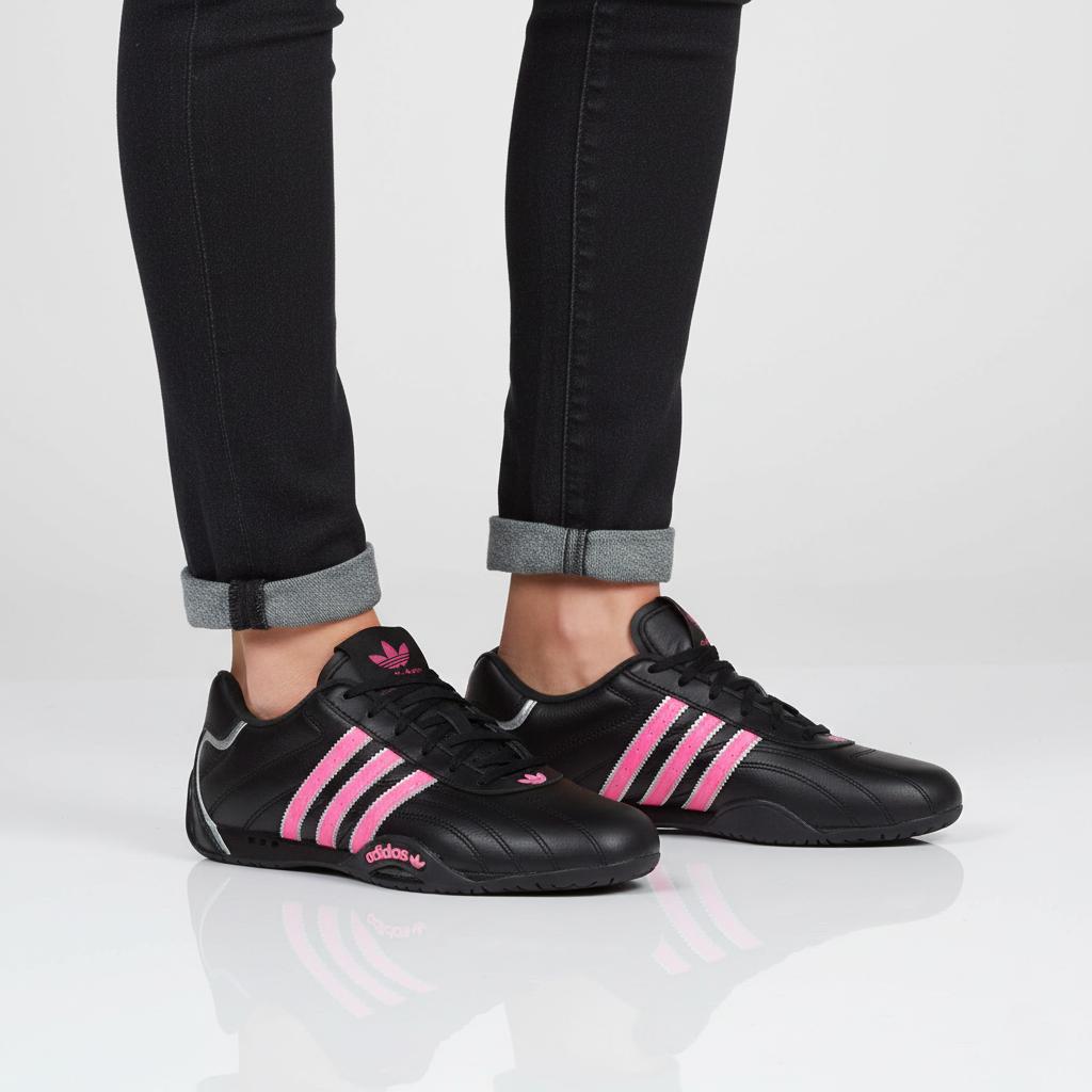 Adidas ADI RACER LO W - Women's Shoes Sneakers Black JP7009 ORIGINAL