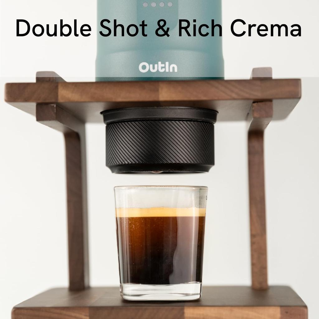 OutIn Nano Espresso Accessory Kit, Basket Plus, Double Shot.