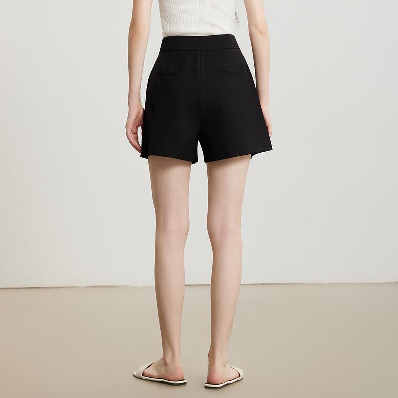 Gejin Damen Slim-Fit Weitbeinige Freizeitshorts