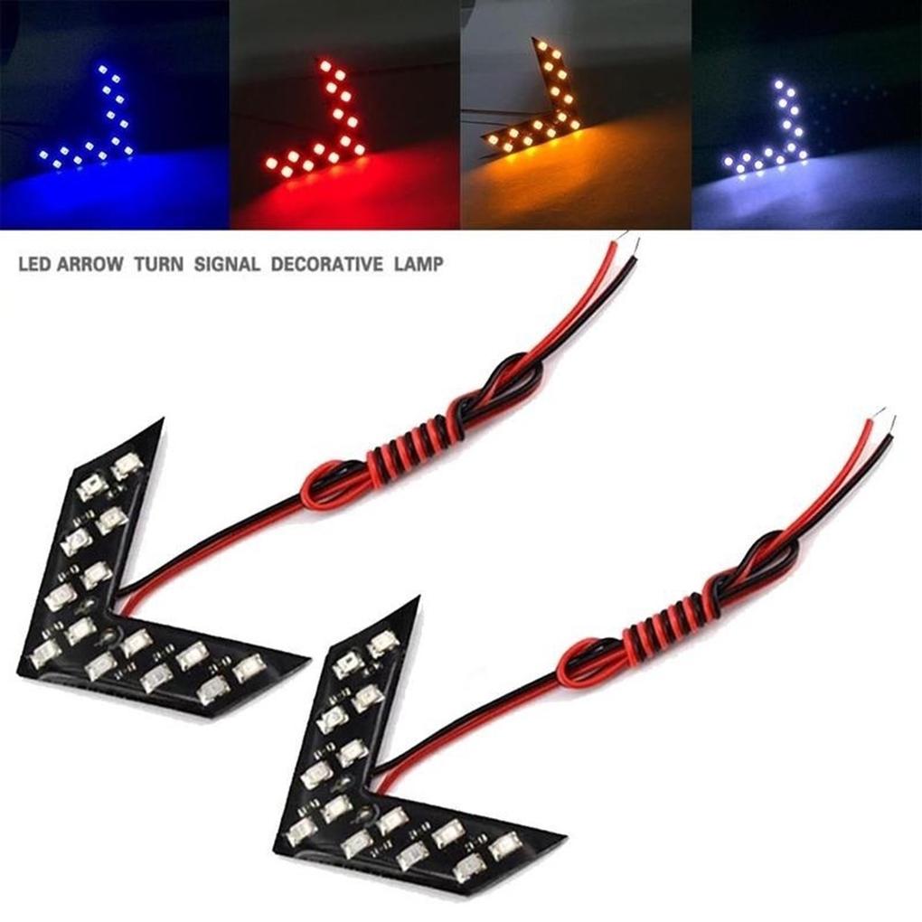 14 SMD Car Rear View Mirror Indicator Turn Signal LED Light uygun