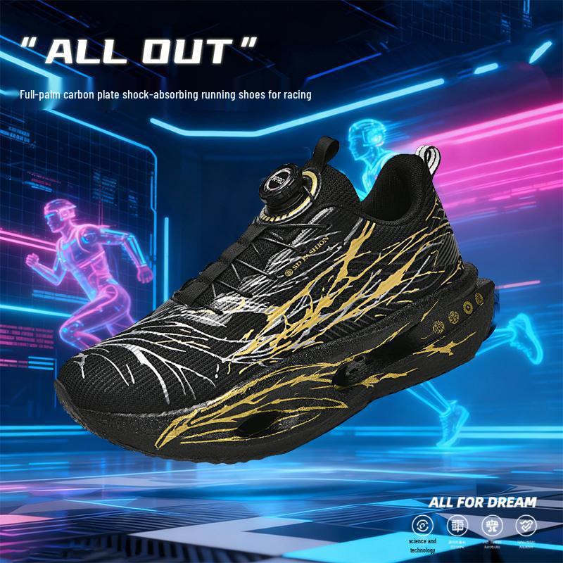 

Professional Carbon Plate Running Shoes - Shock Absorbing Sports Shoes for Men, Women, Teens, and Big Kids 32
