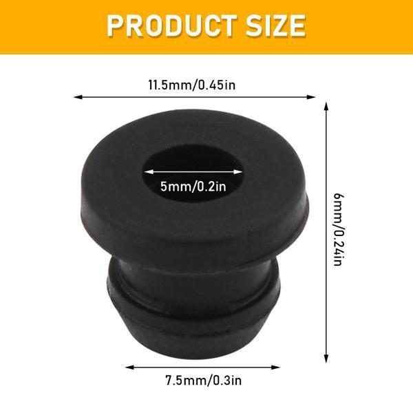 8 buc. Dopuri de cauciuc pentru aragaz RV, rezistente la căldură, suport pentru grătar, garnituri de cauciuc, înlocuire, garnituri pentru grătar anti-zgârieturi