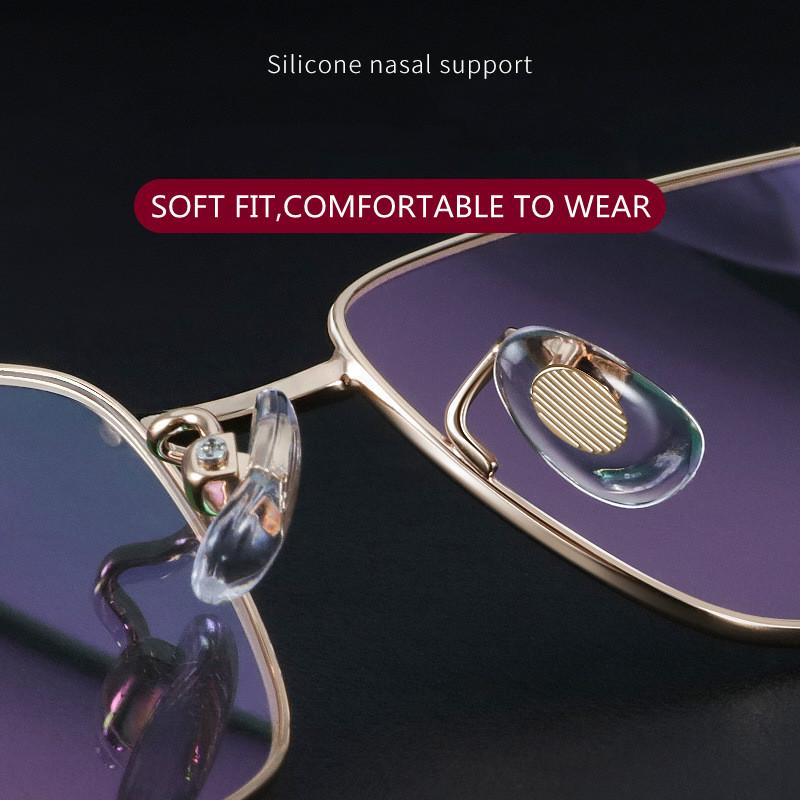 Men Titanium Alloy Glasses Frame Fashion Male Square Ultralight Eye Myopia Prescription Anti-Blue Light Photochromic Eyeglasses