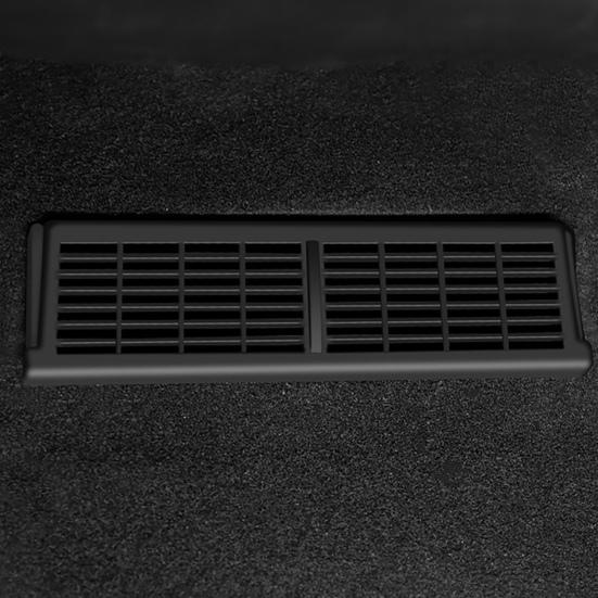 2Pcs Under-seat Air Outlet Cover Professional Easy To Install Heavy Duty Car Air Vent Lid Auto Accessories Replacement for Tesla Model Y/3