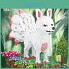 Nine Tailed Fox Assembly Building Blocks With Abs Plastic For Gift Childrens