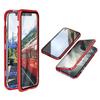 Coque iphone 11 Pro Magnétique Métal étui Protection à 360 Degrés Antichoc - Rouge