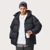 Li Ning Sports Lifestyle Series Solid Color Casual Short Hooded Down Jacket Men Outerwear Black AYMU115-12