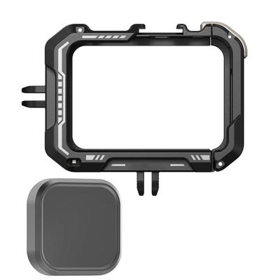 Metal Frame Cage with Lens Cover Compatible for 13/12/11/10/9 Support Horizontal & Vertical Photoshoots