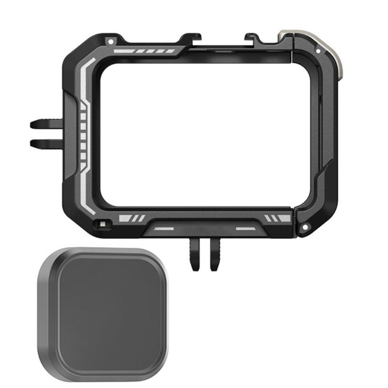 

Metal Frame Cage with Lens Cover Compatible for 13/12/11/10/9 Support Horizontal & Vertical Photoshoots 1