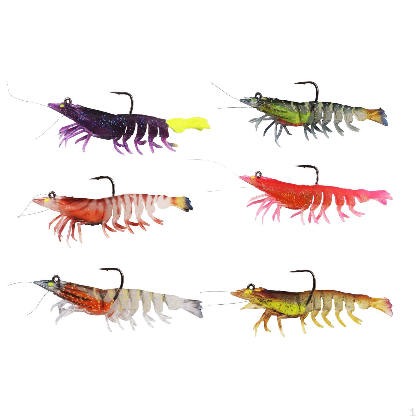 

6Pcs Luminous Fishing Lures Lifelike Squid Jig Equipment Lure