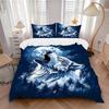 3-teiliges Wolfsmond Weiches Bequemes Bettwäsche-Set, Für Schlafzimmer, Gästezimmer Und Wohnheim, Ganzjahresnutzung, Hochauflösender Druck178