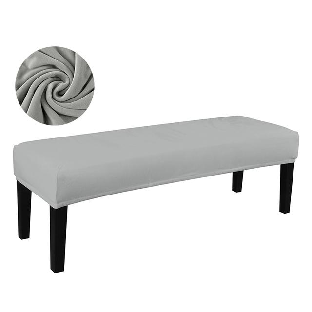 Elastic Long Bench Covers Without Armrest Stretch Tight Wrap Couch Slipcovers For Home Hotel Banquet Durable Flexible