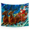 Christmas Gift Santa Claus Tapestry Living Room Sofa Home Decoration
