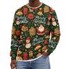 Men's Christmas Hoodless Neck Pullover Sweatshirt, for Him