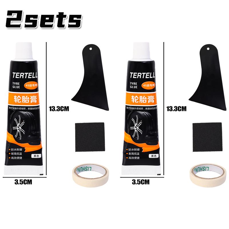Waterproof High Viscosity Tire Repair Glue for Puncture Sealant Car Motorcycle Bicycle Tire Sidewall Crack Fix Tools