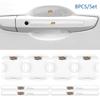 8pcs Car Door Handle Anti-Scratch Sticker Decal for Cadillac DTS ATS Tiburon CTS SRX Escalade BLS Deville XTS XT5 Seville Badge
