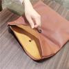 Large Capacity Clutch Bag Zipper Banquet Bag Elegant PU Handbag  Work