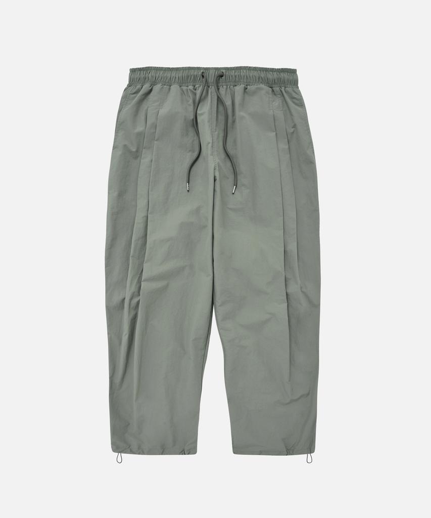 FRIZMWORKS Crispy Nylon Two Tuck Pants _ Sage Green