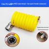 Car Air Pump Spring Extension Tube - Telescopic Rubber Tire Pump Accessory