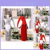 Festive Christmas Decoration Rudolph Wine Bottle Bag Set For Holiday Cheer And Joyful Gifting