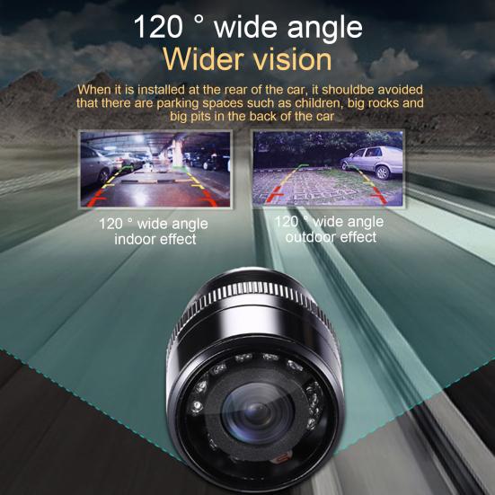 Universelle 25/28-mm-Auto-Fahrzeug-Infrarot-Nachtsicht-Camcorder-Rückfahrkamera mit hoher Klarheit