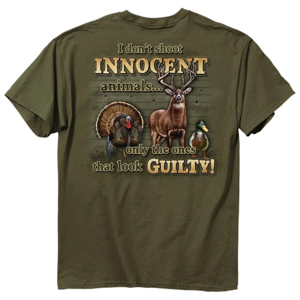 Hunting Buckwear Tee Don t Shoot Innocent Animals only the ones tha look Guilty XL