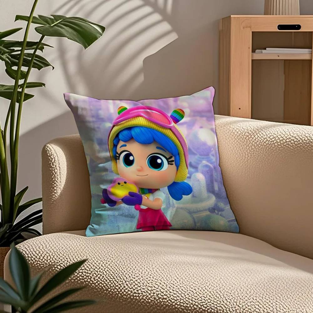 True R-Rainbow-W K-Kingdom Pillow Case Comfort Sofa Bed Silky elegant Invisible zipper Custom Decorative cushion cover