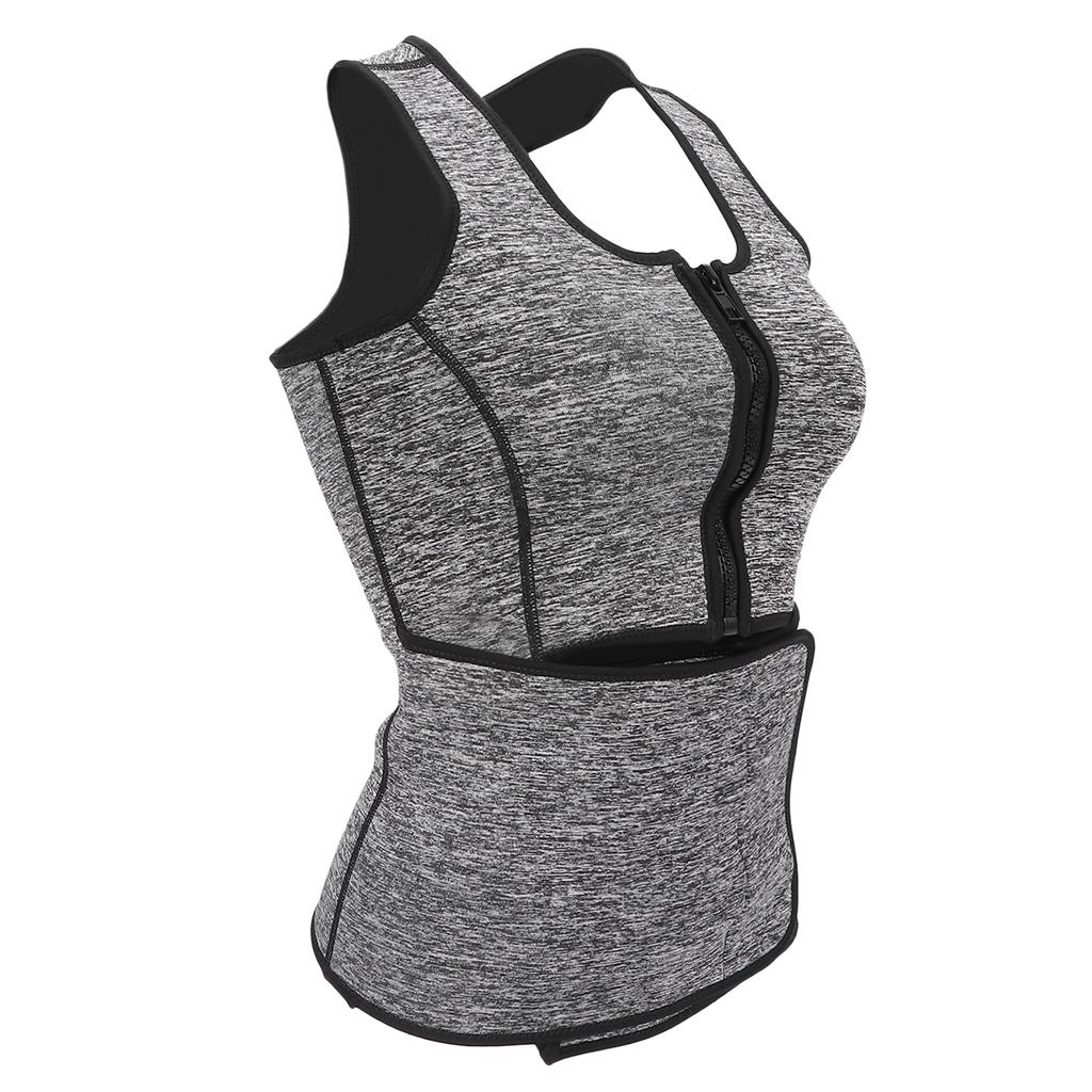 Sweat Sauna Suit Vest Yoga Workout Body Corset Sauna Fat Burner Cincher for Women