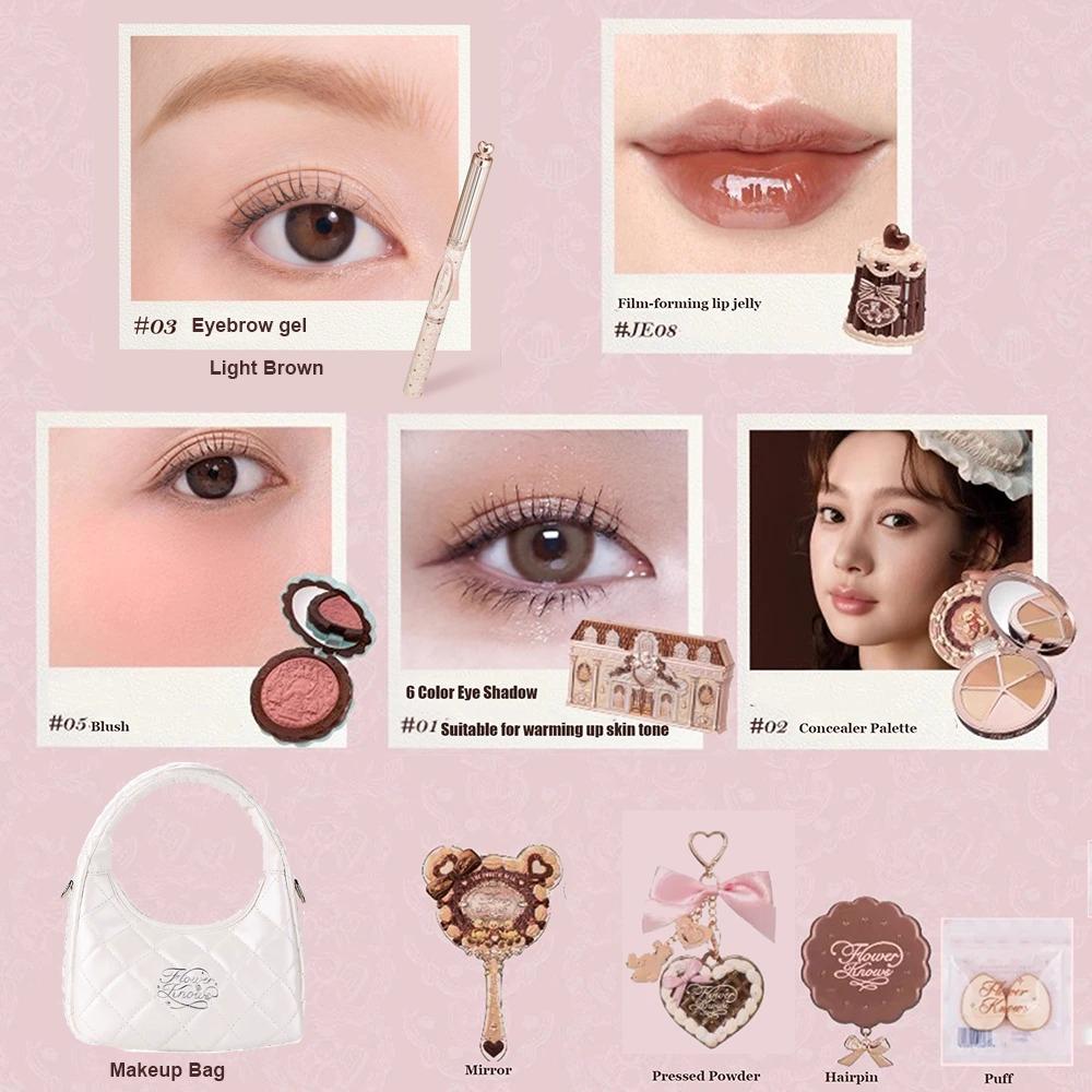 Flower Knows Make-up Set Mittsommer-Märchen Flowerknows Foundation Kleiner Engel Highlighter Erdbeer Rococo Lipgloss 11-teiliges Set