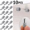 10PCS Shelf Brackets Support Studs Pegs 6mm Metal Pin Shelves Seperator Fixed Cabinet Cupboard Glass Hardware Furniture Bracket