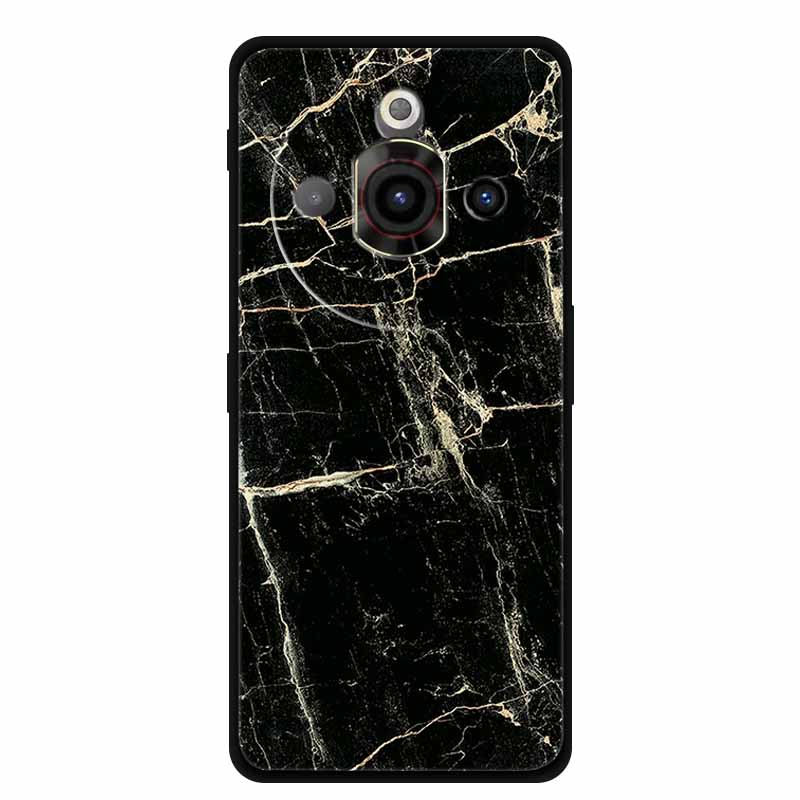 Funda For ZTE Nubia Focus Pro 5G Soft Bumper For Nubia Focus Pro Black Silicone Phone Cases Nubia Focus Pro 5G Protective Coque