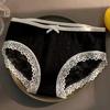 Sexy Lace Panties Seamless Low Waist Ultra-thin Transparent Bow Ladies Briefs Sweet Girl Panties