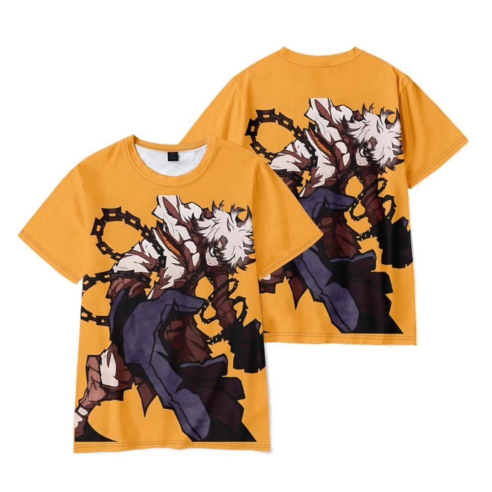 6 Colors Women Men's T-shirts GACHIAKUTA Printed O-Neck Oversized Short Sleeves T Shirt Fashion Mens Clothing Streetwear