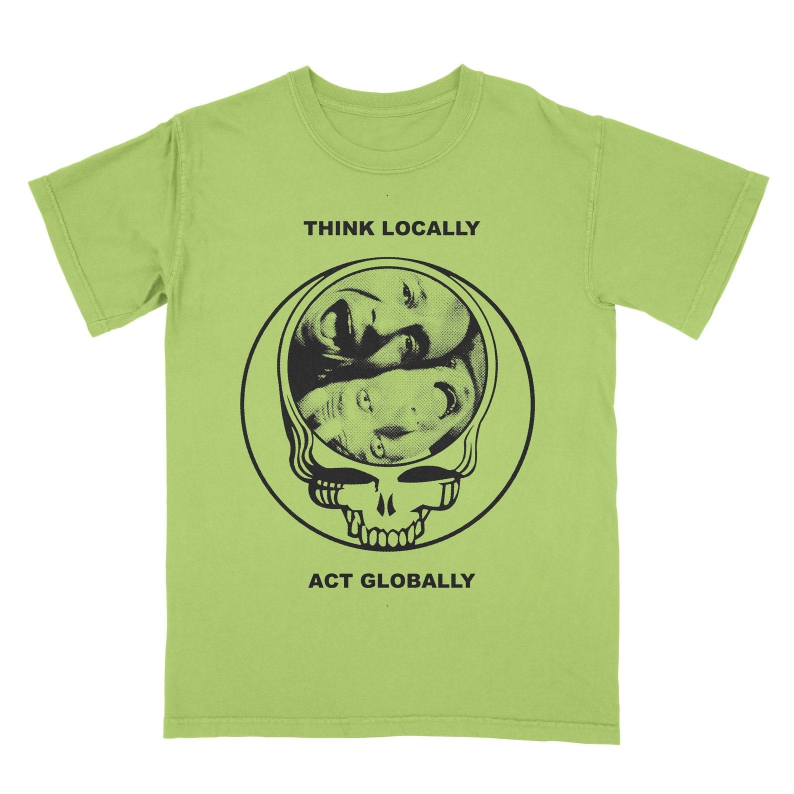 Think Local Act Global Tee 4XL