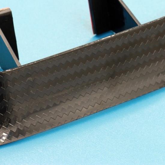 17cm Car Black Carbon Fiber Twill Look GT Tiny Mini Rear Wing Spoiler Decoration