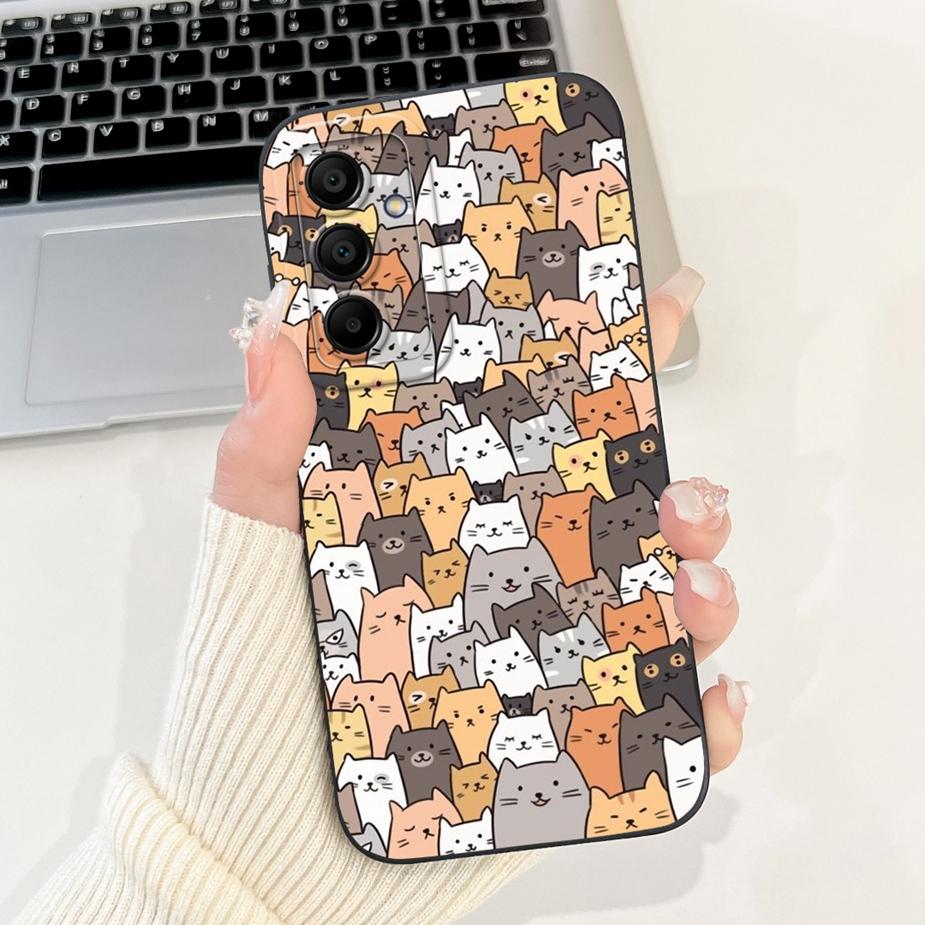 For Samsung Galaxy A16 Case SM-A165F Cute Cat Dinosaur Cartoon Cover Durable Phone Case For Samsung A16 A 16 5G A166B Soft Shell