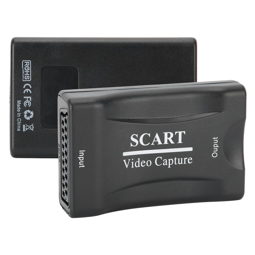 Professional USB2.0 SCART Capture Card Game Video Live Streaming Recording Box