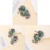 Sea Horse Animal Brooch Pendant With Shell Necklace For Women