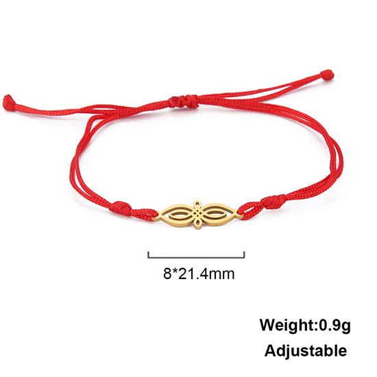 Retro Stainless Steel Personality Witch Knot Dog Paw Bracelet