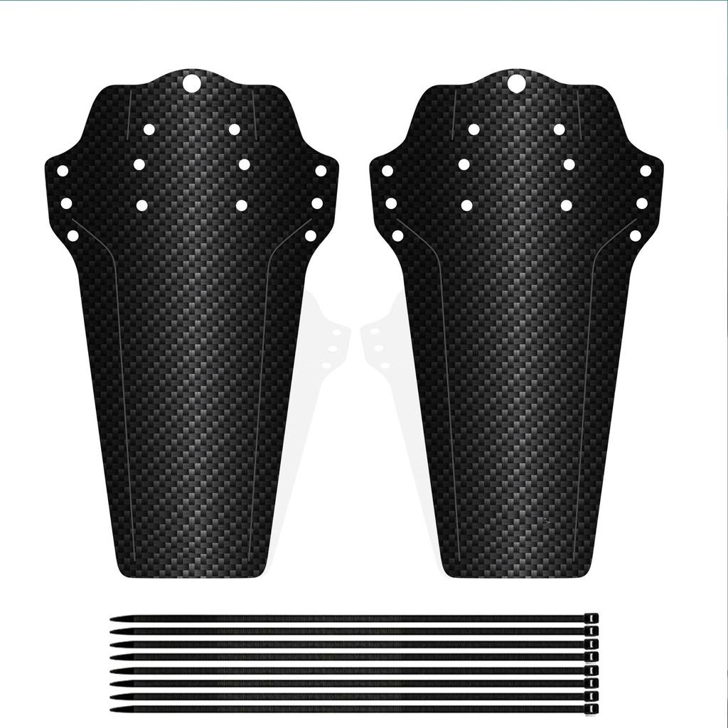 2 PCS Bike Fenders Mountain Road Bike Mudguards Front Rear Universal Bike Accessories Carbon Fiber