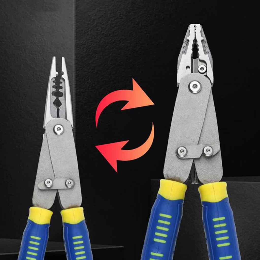 Multi-function Wire Cutters High Performance Practical Tools Pliers Needle Nose Pliers Electrician Wire Strippers