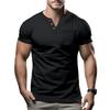 Summer New Short-sleeved Men T Slim Casual Men V-neck Short-sleeved T Shirt
