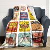 Cars Movie Posters Blanket Soft Throw Blanket For Home Bedroom Bed Sofa Travel Office Solid Christmas Blanket