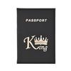 Crown Print PU Passport Covers Passport Protector Passport Holder Flight Ticket Holder ID Credit Card Holder Travel Accessories