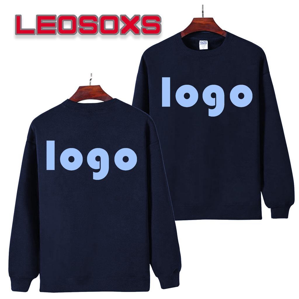DIY Pattern Custom LOGO 09 Heavy Cotton Plus Velvet Hooded Sweater Men's Thick Black Polar Fleece Pullover
